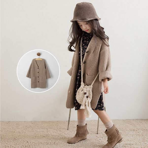 girlskorean style casual new autumn loose thick sweater medium and large children girlscardigan medium and long coat sweater coat, Blue
girlskorean style casual new autumn loose thick sweater medium and large children girlscardigan medium and long coat sweater coat, Blue