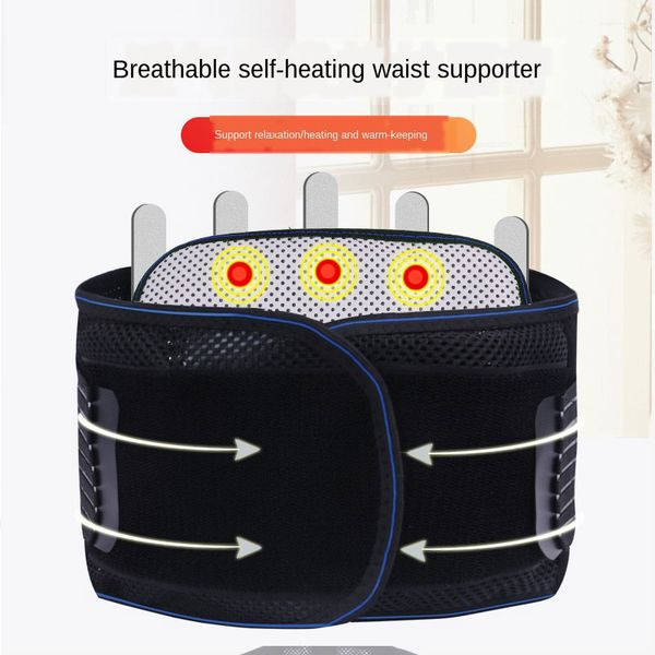 waist support magnetic men women breathable back brace belt steel plate lumbar adjustable sport pain relief, Black;gray
waist support magnetic men women breathable back brace belt steel plate lumbar adjustable sport pain relief, Black;gray