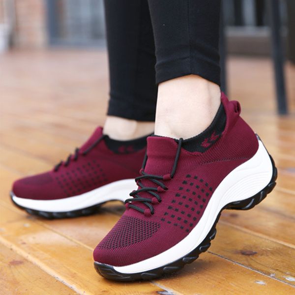 2020 Fashion Casual Shoes Women Sneakers Flat Lace Up Walking Mesh Light Breathable Flexibility Tenis Feminino
2020 Fashion Casual Shoes Women Sneakers Flat Lace Up Walking Mesh Light Breathable Flexibility Tenis Feminino