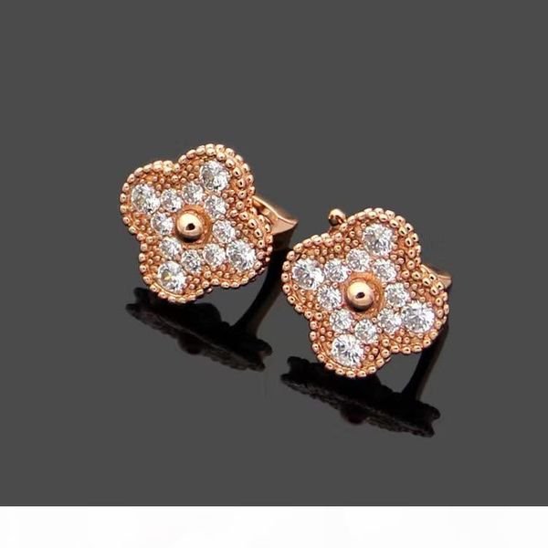 luxury designer jewelry women earrings clover diamond earrings high version aurous silver rose gold 18k gold 1.3cm four leaf flower stud, Golden;silver
luxury designer jewelry women earrings clover diamond earrings high version aurous silver rose gold 18k gold 1.3cm four leaf flower stud, Golden;silver