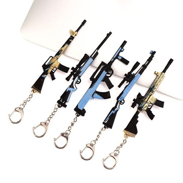 15 styles peace elite eat chicken game key chain pendant 12cm alloy new 98kawm shadow attacks golden keel skin weapon model l631
15 styles peace elite eat chicken game key chain pendant 12cm alloy new 98kawm shadow attacks golden keel skin weapon model l631