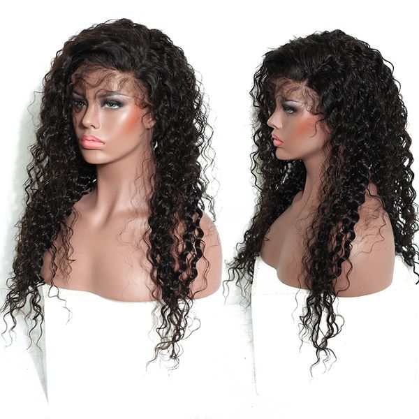 2020 mongolian kinky curly wig with baby hair 360 lace frontal wig 13*6 150% density lace front human hair wig pre plucked, Black
2020 mongolian kinky curly wig with baby hair 360 lace frontal wig 13*6 150% density lace front human hair wig pre plucked, Black