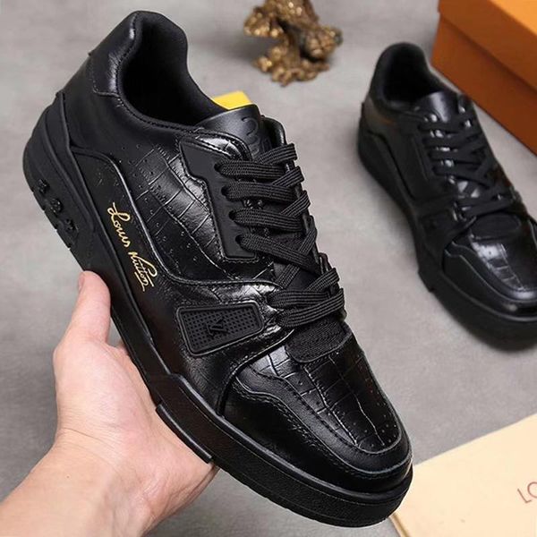 luxury mens shoes fashion sneakers flats lace -up trainer sneaker exclusively online rubber sole men shoes casual chaussures pour hommes, Black
luxury mens shoes fashion sneakers flats lace -up trainer sneaker exclusively online rubber sole men shoes casual chaussures pour hommes, Black