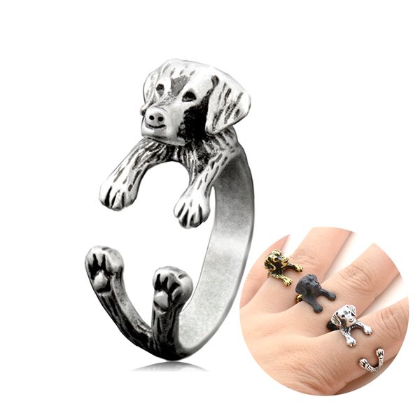 retro punk brass knuckle labrador dog ring men boho cute animal anel couple rings for women jewelry bague femme anniversary gift, Golden;silver
retro punk brass knuckle labrador dog ring men boho cute animal anel couple rings for women jewelry bague femme anniversary gift, Golden;silver