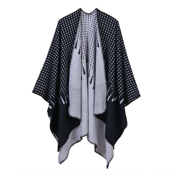 women's style simple tassel pattern jacquard shawl jacquard split fork two sides versatile fashion cashmere shawl, Blue;gray
women's style simple tassel pattern jacquard shawl jacquard split fork two sides versatile fashion cashmere shawl, Blue;gray
