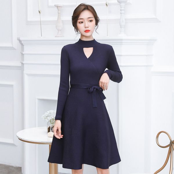 casual dresses autumn winter bottoming warm knitted women dress hollow out half turtleneck a-line sweater knit knee female mujer, Black;gray
casual dresses autumn winter bottoming warm knitted women dress hollow out half turtleneck a-line sweater knit knee female mujer, Black;gray