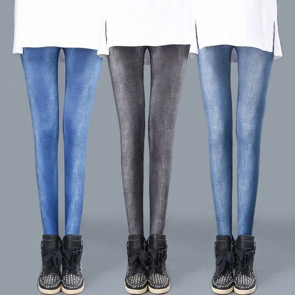 ysdnchi summer leggings gradient blue faux denim jeans women elastic waist plus size leggings print casual trousers pencil pants, Black
ysdnchi summer leggings gradient blue faux denim jeans women elastic waist plus size leggings print casual trousers pencil pants, Black
