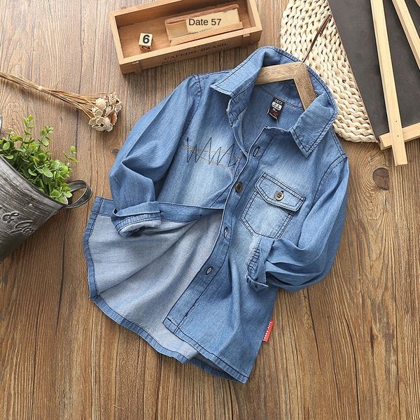 children's in 2020 korean style embroidered shirt with washed tong chen shan tong chen shan embroidered children's shirt front che, White;black
children's in 2020 korean style embroidered shirt with washed tong chen shan tong chen shan embroidered children's shirt front che, White;black