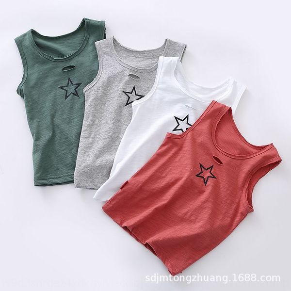 bo3zl new burr five-star and fe sleeveless new children's burr hole-piercing five-star vest male and female children's hole-pierci, Blue
bo3zl new burr five-star and fe sleeveless new children's burr hole-piercing five-star vest male and female children's hole-pierci, Blue