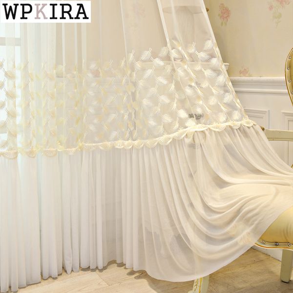 curtain & drapes romantic sheer for living room feather pattern stitching bedroom delicate fabric anti-mosquito drape s444#40
curtain & drapes romantic sheer for living room feather pattern stitching bedroom delicate fabric anti-mosquito drape s444#40