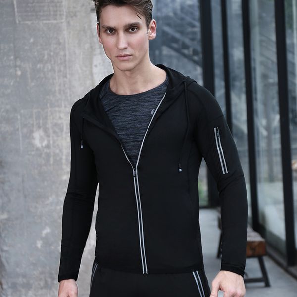 sports clothing coat men's zipper hooded jacket quick-dry fitness raincoat jacket running riding windcheater training coat, Black;red
sports clothing coat men's zipper hooded jacket quick-dry fitness raincoat jacket running riding windcheater training coat, Black;red