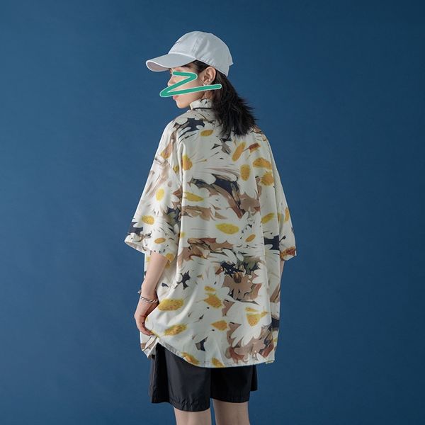 neutral style short-sleeved men's and women's ins fashion brand couple's coat shirt shirt chic all-match loose coat for men, White
neutral style short-sleeved men's and women's ins fashion brand couple's coat shirt shirt chic all-match loose coat for men, White