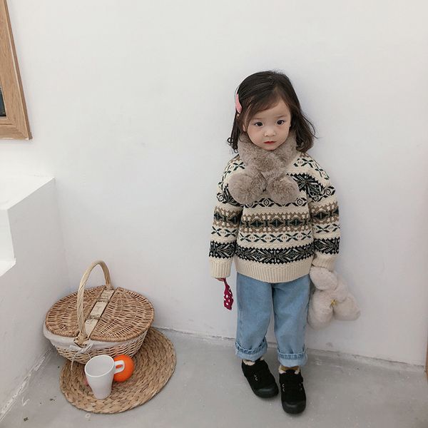 childrens sweater fashion vintage jacquard snowflake pullover winter boys girls christmas sweater kids child clothes, Blue
childrens sweater fashion vintage jacquard snowflake pullover winter boys girls christmas sweater kids child clothes, Blue