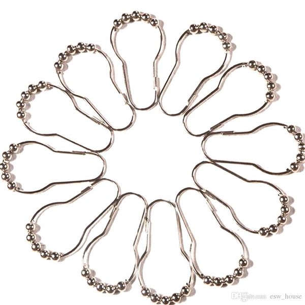 Stainless Steel Curtain Hooks Bath Roller ball Shower Curtains Glide Rings Convenient Home Bathroom Accessories Free shipping
Stainless Steel Curtain Hooks Bath Roller ball Shower Curtains Glide Rings Convenient Home Bathroom Accessories Free shipping