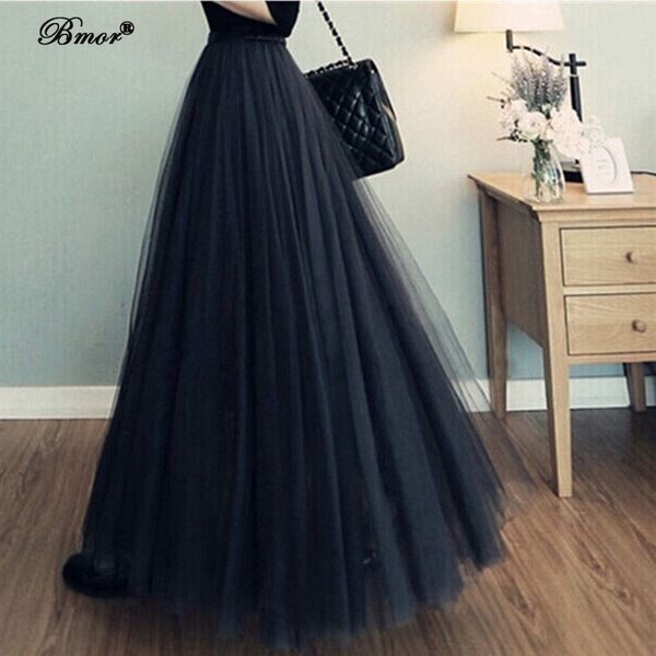 new spring summer women tulle skirts elastic high waist 3-layers tutu mesh skirt long pleated skirt female jupe longue, Black
new spring summer women tulle skirts elastic high waist 3-layers tutu mesh skirt long pleated skirt female jupe longue, Black