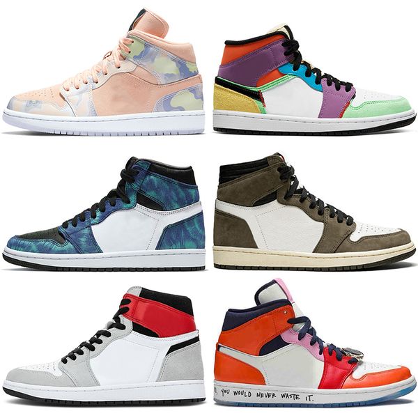 2020 fashion womens mens basketball shoes pherspective mid se multi-color tie dye travis scott 1 1s og light smoke grey fearless trainers, White;red
2020 fashion womens mens basketball shoes pherspective mid se multi-color tie dye travis scott 1 1s og light smoke grey fearless trainers, White;red