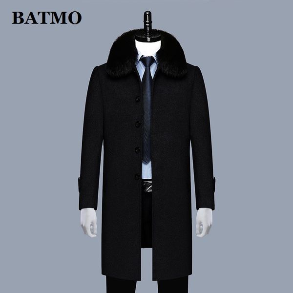 batmo 2020 new arrival winter wool long thicked trench coat men,men's fake fur liner wool jackets ,plus-size m-4xl 8806, Black
batmo 2020 new arrival winter wool long thicked trench coat men,men's fake fur liner wool jackets ,plus-size m-4xl 8806, Black