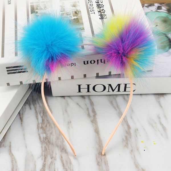 korean creative imitation mink ball band hair color fur ball hairpin student children cute hair band, Slivery;white
korean creative imitation mink ball band hair color fur ball hairpin student children cute hair band, Slivery;white