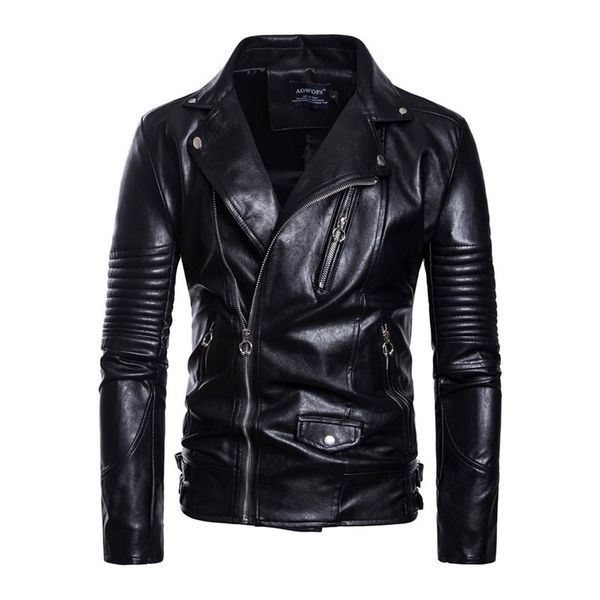 men's jackets 2021 fall casual plus size 5xl streetwear black gothic men slim pu lapel pleated pocket plain goth overcoats mens coats, Black;brown
men's jackets 2021 fall casual plus size 5xl streetwear black gothic men slim pu lapel pleated pocket plain goth overcoats mens coats, Black;brown
