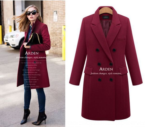 0219 medium and long large size en wool wool women's coat double-breasted woolen coat, Black
0219 medium and long large size en wool wool women's coat double-breasted woolen coat, Black