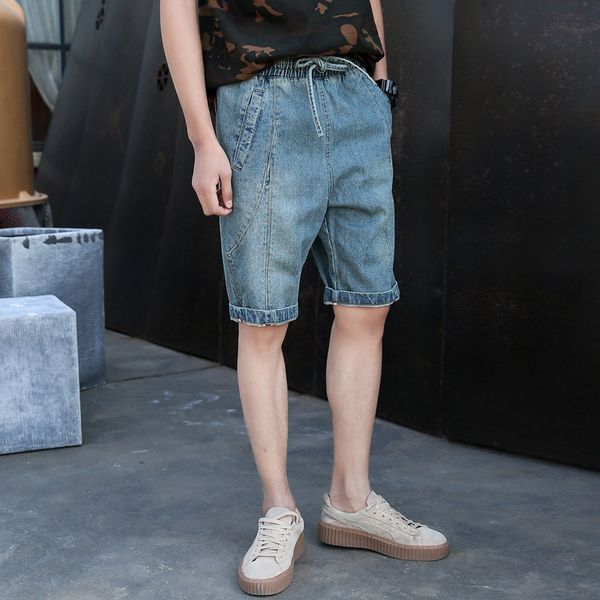 men's jeans men denim half length vintage spliced loose plus size straight blue cowboy trousers wild
men's jeans men denim half length vintage spliced loose plus size straight blue cowboy trousers wild