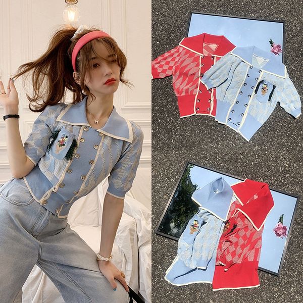 hipster knitted women's tight umbilical short polo collar 2020 shirt shirt summer thin hollow cardigan women, White
hipster knitted women's tight umbilical short polo collar 2020 shirt shirt summer thin hollow cardigan women, White