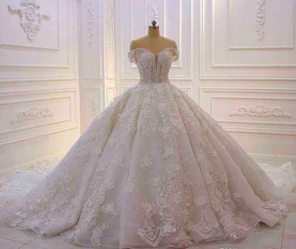 gorgeous lace ball gown 2021 wedding dresses off the shoulder lace appliqued beaded saudi arabia ivory wedding dress bridal gowns, White
gorgeous lace ball gown 2021 wedding dresses off the shoulder lace appliqued beaded saudi arabia ivory wedding dress bridal gowns, White