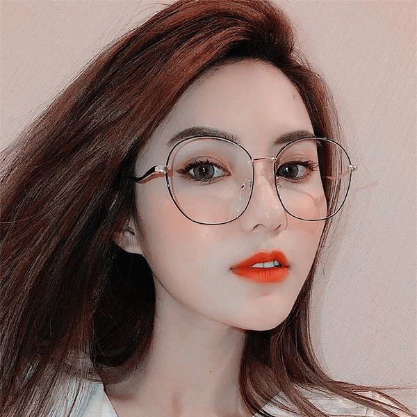 fashion new face trimming plain mirror web red big square flat oval metal glasses frame harajuku flat glasses frame, Silver
fashion new face trimming plain mirror web red big square flat oval metal glasses frame harajuku flat glasses frame, Silver