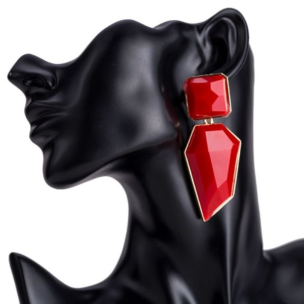 big red acrylic resin drop earring fashion party gift cute vintage ethnic punk bohemian transparent dangle earrings for women jewelry, Silver
big red acrylic resin drop earring fashion party gift cute vintage ethnic punk bohemian transparent dangle earrings for women jewelry, Silver