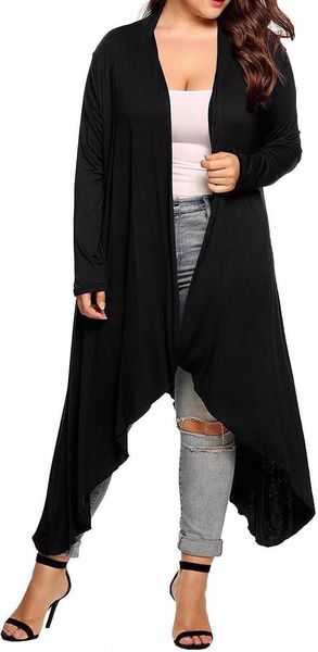 e1xc1 large size solid color long sleeve fat woman irregular women's large size women's solid color long sleeve fat woman coat coa, Tan;black
e1xc1 large size solid color long sleeve fat woman irregular women's large size women's solid color long sleeve fat woman coat coa, Tan;black