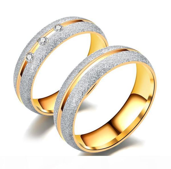crystal dull polish stainless steel ring gold diamond crystal ring couple rings band ring for men women wedding rings lovers rings 60 pcs, Silver
crystal dull polish stainless steel ring gold diamond crystal ring couple rings band ring for men women wedding rings lovers rings 60 pcs, Silver