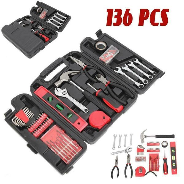 136pcs красного набора инструментов хозтовары kit box mechanics женщина дама с футляром
136pcs красного набора инструментов хозтовары kit box mechanics женщина дама с футляром