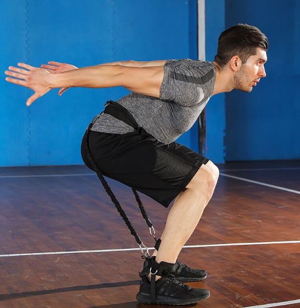 100-240lbs jump force strength agility power leg training trainer rope resistance bands basketball tennis running equipment
100-240lbs jump force strength agility power leg training trainer rope resistance bands basketball tennis running equipment