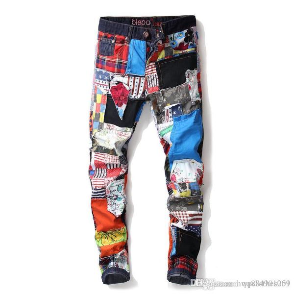 mens luxury designer jeans camouflage ripped skinny jeans pants leopard patchwork mens designer pants rivet motorcycle jeans, Blue
mens luxury designer jeans camouflage ripped skinny jeans pants leopard patchwork mens designer pants rivet motorcycle jeans, Blue