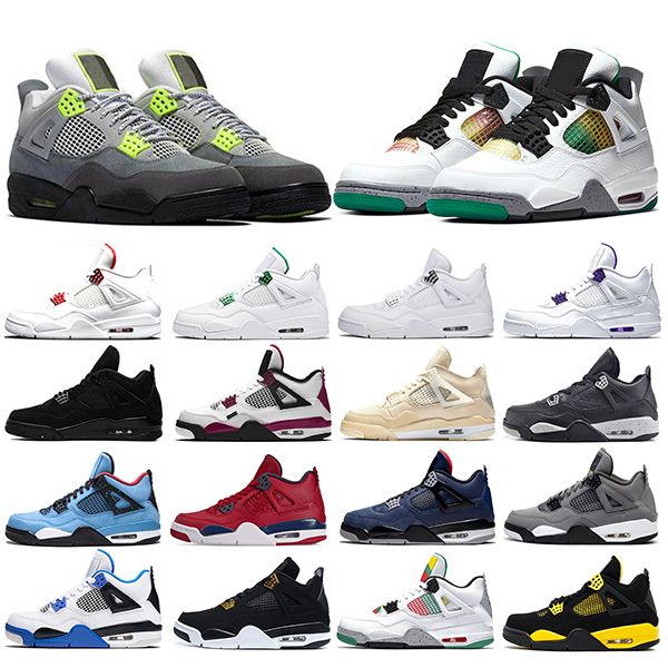 jumpman basketball shoes 4 4s neon sail metallic purple red what the bred white cement mens trainers sneakers sports size 40-47
jumpman basketball shoes 4 4s neon sail metallic purple red what the bred white cement mens trainers sneakers sports size 40-47