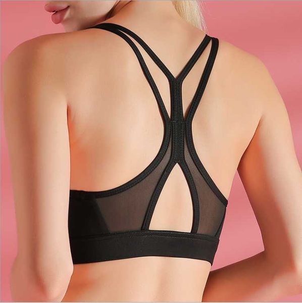 gym clothing women cross yoga sports bra shockproof breathable running vest bras, White;black
gym clothing women cross yoga sports bra shockproof breathable running vest bras, White;black