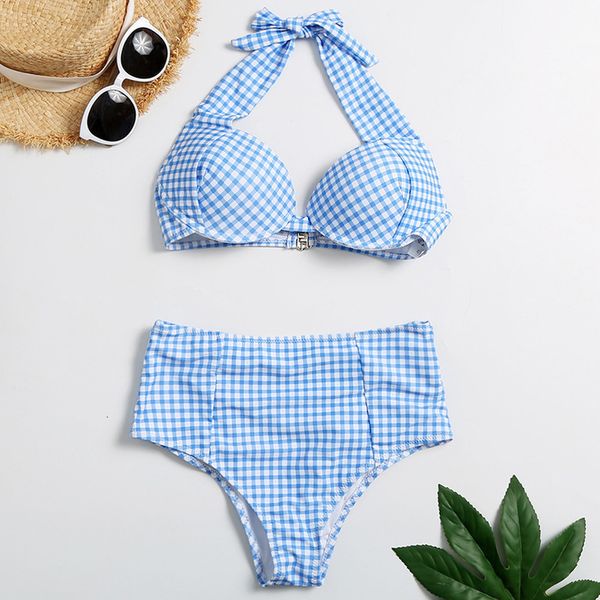 halter high waist bikini 2020 brazilian woman swimsuit push up high cut swimwear women biquinis bathers bathing suit, White;black
halter high waist bikini 2020 brazilian woman swimsuit push up high cut swimwear women biquinis bathers bathing suit, White;black