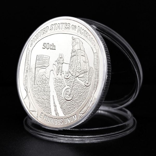 arts and crafts mercury gemini apollo 50th moon landings 1oz silver plated collection coin
arts and crafts mercury gemini apollo 50th moon landings 1oz silver plated collection coin
