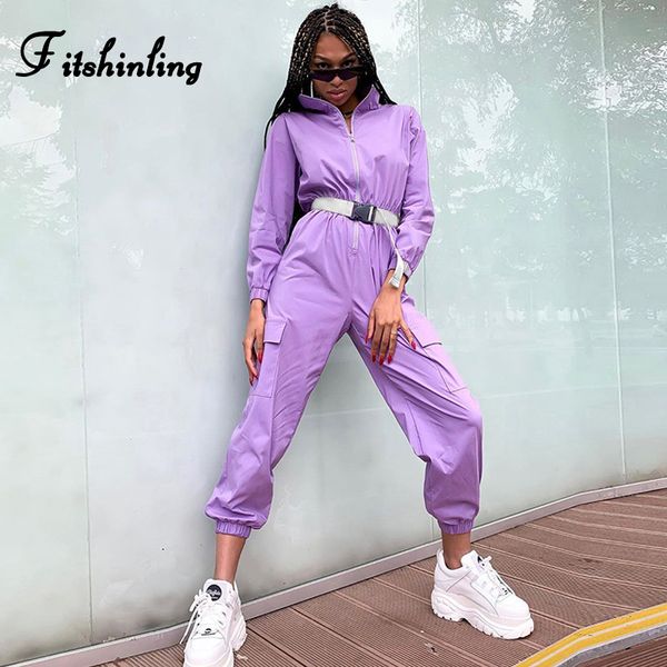 women's jumpsuits & rompers fitshinling buckle belt autumn winter womens jumpsuit fashion streetwear playsuits purple slim long female, Black;white
women's jumpsuits & rompers fitshinling buckle belt autumn winter womens jumpsuit fashion streetwear playsuits purple slim long female, Black;white