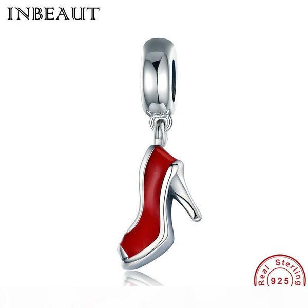 inbeaut 925 real sterling silver red heel pendant for women chain necklace with s925 charm fit bracelets&banlges teen girl gift, Black
inbeaut 925 real sterling silver red heel pendant for women chain necklace with s925 charm fit bracelets&banlges teen girl gift, Black