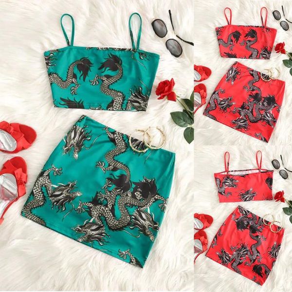 gym clothing 2021 women sleeveless two piece set crop +mini skirt elegant dragon printing matching clothes summer party outfits#3, White;black
gym clothing 2021 women sleeveless two piece set crop +mini skirt elegant dragon printing matching clothes summer party outfits#3, White;black