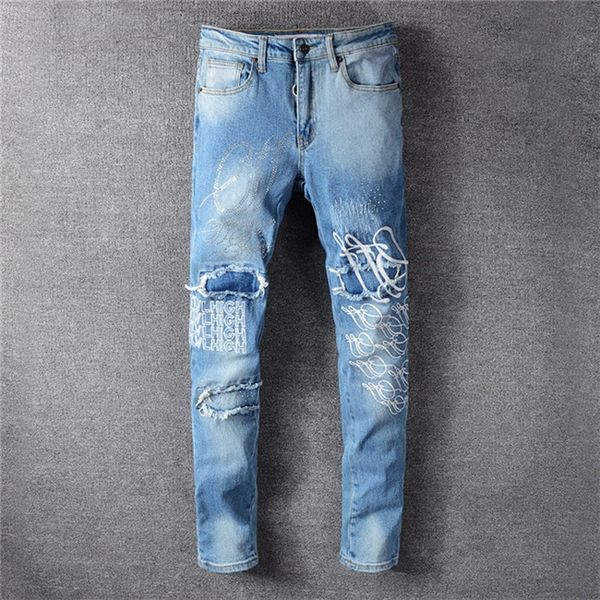 2020, the new brand fashion european and american summer mens jeans are mens black blue casual mens designer skinny pants
2020, the new brand fashion european and american summer mens jeans are mens black blue casual mens designer skinny pants
