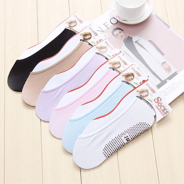 korean new dispensing anti-skid women's pure boat socks color invisible boat socksgift socks, Pink;yellow
korean new dispensing anti-skid women's pure boat socks color invisible boat socksgift socks, Pink;yellow