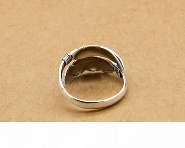 925 sterling silver fashion jewelry band ring feather shape open adjustable ring vintage style for women
925 sterling silver fashion jewelry band ring feather shape open adjustable ring vintage style for women