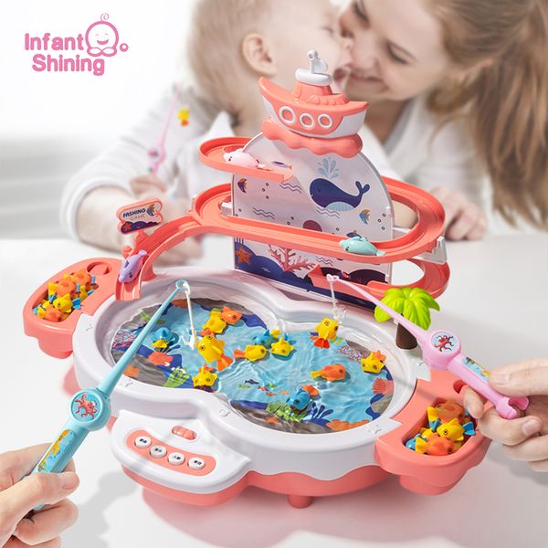 infant shining kids electric toy 2-3 years boys girls magnetic suit fishing game for children t200801
infant shining kids electric toy 2-3 years boys girls magnetic suit fishing game for children t200801