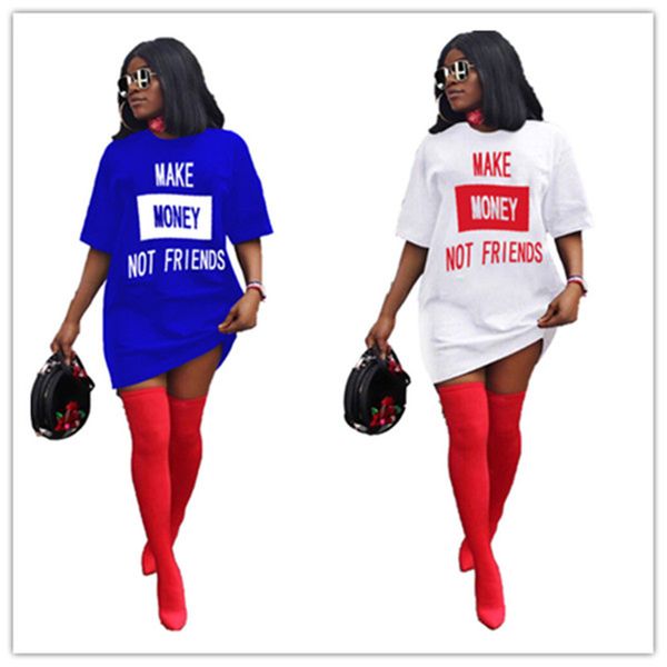 brand letters print mini dresses for women summer loose blouse dresses above knee skirts long t shirt tees casual club dress sale ly7281, White 
brand letters print mini dresses for women summer loose blouse dresses above knee skirts long t shirt tees casual club dress sale ly7281, White