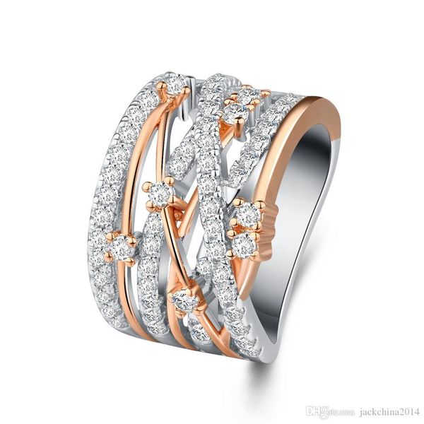 wholesale handmade cross rings vintage jewelry 925 sterling silver&rose gold fill pave white sapphire party wedding band ring for women gift, Slivery;golden
wholesale handmade cross rings vintage jewelry 925 sterling silver&rose gold fill pave white sapphire party wedding band ring for women gift, Slivery;golden
