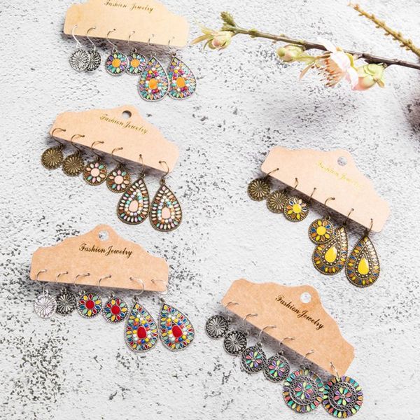 bohemian ethnic vintage big round earring sets jewelry for women 3 pcs/set acrylic beads pendant silver color flowers earrings
bohemian ethnic vintage big round earring sets jewelry for women 3 pcs/set acrylic beads pendant silver color flowers earrings