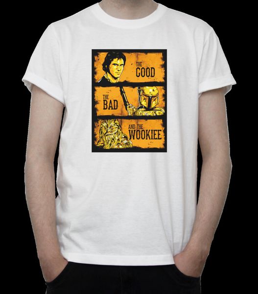 the good the bad & the wookiee funny star t shirt chewbacca art grey white cool casual pride t shirt men fashion-in t-shirts from men's, Gray;blue
the good the bad & the wookiee funny star t shirt chewbacca art grey white cool casual pride t shirt men fashion-in t-shirts from men's, Gray;blue