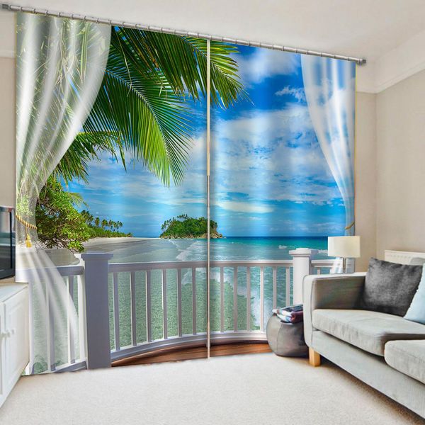 customized 3d curtains new window balcony thickened windshield blackout curtains blue beach curtains
customized 3d curtains new window balcony thickened windshield blackout curtains blue beach curtains